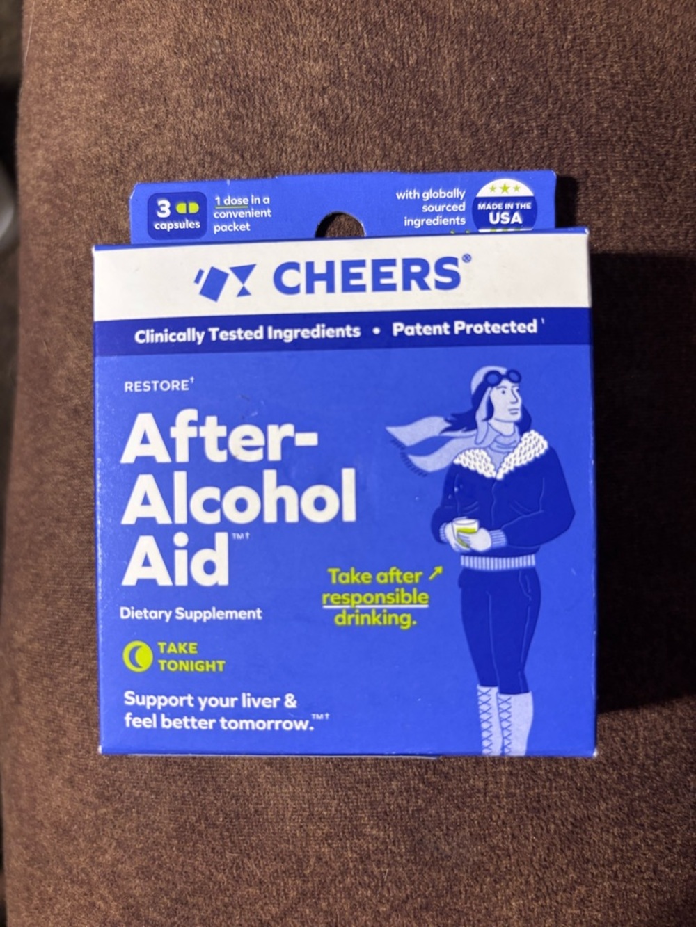 New! CHEERS AFTER ALCOHOL AID